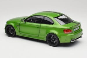 BMW 1. sērija E82 Coupe Taiga Green Metallic Minichamps 1:18 110020024 Metāls — attēls 7 no 8