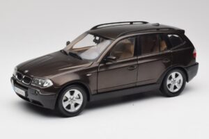 BMW X3 E83 3.0d Tumši Brūns Metaliks Kyosho 1:18 80430300736 Metāls