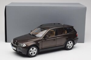 BMW X3 E83 3.0d Tumši Brūns Metaliks Kyosho 1:18 80430300736 Metāls — attēls 8 no 8