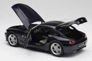 BMW Z4 E86 M Coupe Melns Kyosho 1:18 08583BK Metāls — attēls 5 no 8