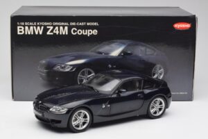 BMW Z4 E86 M Coupe Melns Kyosho 1:18 08583BK Metāls — attēls 8 no 8