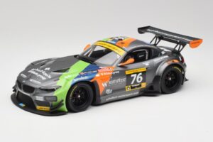 BMW Z4 E89 GT3 #76 Schubert Motorsport Dubai 24 Hours 2014 Minichamps 1:18 151142376 Metāls