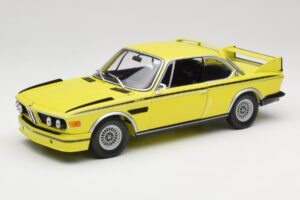 BMW 3.0 CSL E9 Dzeltens Minichamps 1:18 180029028 Metāls