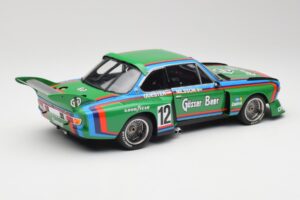 BMW 3.5 CSL E9 Gruppe 5 #12 H. Quester / G. Nilsson Zeltweg Winner 1976 Minichamps 1:18 180762012 Metāls — attēls 3 no 8