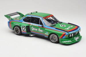 BMW 3.5 CSL E9 Gruppe 5 #12 H. Quester / G. Nilsson Zeltweg Winner 1976 Minichamps 1:18 180762012 Metāls — attēls 6 no 8