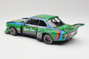 BMW 3.5 CSL E9 Gruppe 5 #12 H. Quester / G. Nilsson Zeltweg Winner 1976 Minichamps 1:18 180762012 Metāls — attēls 7 no 8
