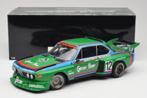 BMW 3.5 CSL E9 Gruppe 5 #12 H. Quester / G. Nilsson Zeltweg Winner 1976 Minichamps 1:18 180762012 Metāls — attēls 8 no 8