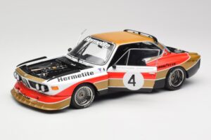 BMW 3.5 CSL E9 Gruppe 5 #4 J. Fitzpatrick / T. Walkinshaw Silverstone Winner 1976 Minichamps 1:18 180762004 Metāls — attēls 2 no 8