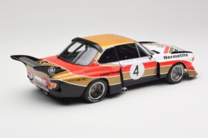 BMW 3.5 CSL E9 Gruppe 5 #4 J. Fitzpatrick / T. Walkinshaw Silverstone Winner 1976 Minichamps 1:18 180762004 Metāls — attēls 3 no 8