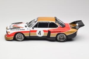 BMW 3.5 CSL E9 Gruppe 5 #4 J. Fitzpatrick / T. Walkinshaw Silverstone Winner 1976 Minichamps 1:18 180762004 Metāls — attēls 4 no 8