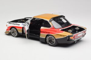 BMW 3.5 CSL E9 Gruppe 5 #4 J. Fitzpatrick / T. Walkinshaw Silverstone Winner 1976 Minichamps 1:18 180762004 Metāls — attēls 5 no 8