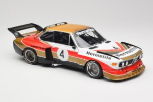 BMW 3.5 CSL E9 Gruppe 5 #4 J. Fitzpatrick / T. Walkinshaw Silverstone Winner 1976 Minichamps 1:18 180762004 Metāls — attēls 6 no 8