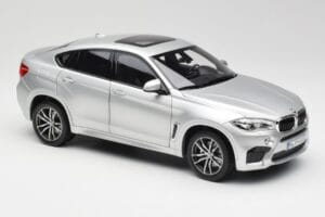 BMW X6 M F86 Sudrabs Norev 1:18 183200 Metāls — attēls 6 no 8