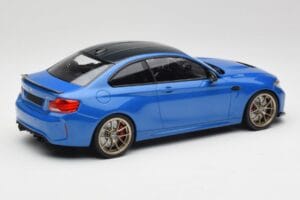 BMW M2 F87 CS Misano Zils & Zeltaini Riteņi Minichamps 1:18 155021027 Metāls — attēls 2 no 6
