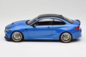 BMW M2 F87 CS Misano Zils & Zeltaini Riteņi Minichamps 1:18 155021027 Metāls — attēls 3 no 6