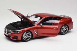 BMW M850i G15 Oranžs Metallic Norev 1:18 183285 Metāls — attēls 2 no 8