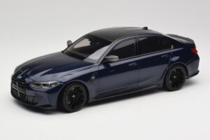 BMW M3 G80 Portimao Blue Minichamps 1:18 155020201 Metāls