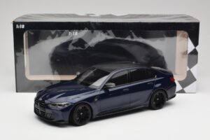 BMW M3 G80 Portimao Blue Minichamps 1:18 155020201 Metāls — attēls 6 no 6