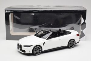 BMW M4 G82 Kabriolets Alpine White Minichamps 1:18 155021031 Metāls — attēls 6 no 6