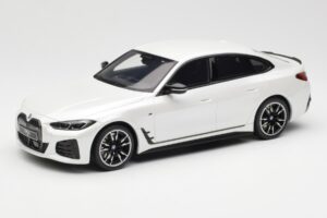 BMW i4 M50 G26 Mineral Balts Metaliks Otto 1:18 OT1074 Sveķi