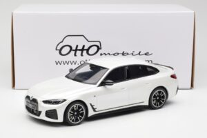BMW i4 M50 G26 Mineral Balts Metaliks Otto 1:18 OT1074 Sveķi — attēls 6 no 6