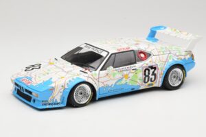 BMW M1 #83 D. Quester / D. Pironi / M. Mignot 24 Hours of Le Mans 1980 Minichamps 1:18 80430137893 Metāls