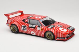 BMW M1 BASF GS Sport #35 H-J. Stuck / H. Heyer 6 Hours of Silverstone 1981 Minichamps 1:18 155812935 Metāls — attēls 4 no 6