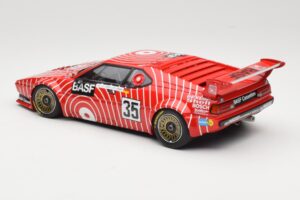 BMW M1 BASF GS Sport #35 H-J. Stuck / H. Heyer 6 Hours of Silverstone 1981 Minichamps 1:18 155812935 Metāls — attēls 5 no 6
