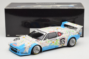 BMW M1 Carte de France #83 D. Pironi / D. Quester 24 Hours of Le Mans 1980 Minichamps 1:18 180802983 Metāls — attēls 8 no 8