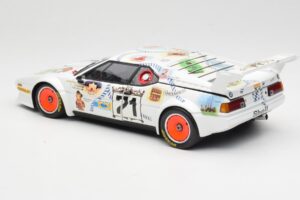 BMW M1 #83 Danner Bayern C. Danner / L. Oberndorfer 24 Hours of Le Mans 1981 Minichamps 1:18 80430306592 Metāls — attēls 7 no 8