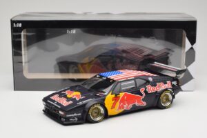 BMW M1 Group B Team Red Bull #7 D. Quester / A. Riccitelli Class Winners HSR Daytona Classic 2017 Minichamps 1:18 155172907 M — attēls 6 no 6