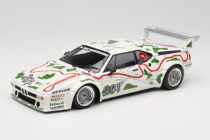 BMW M1 Procar #201 BMW Motorsport H. Stuck / N. Piquet 1000km Nürburgring 1980 Minichamps 1:18 180802901 Metāls