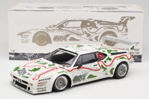 BMW M1 Procar #201 BMW Motorsport H. Stuck / N. Piquet 1000km Nürburgring 1980 Minichamps 1:18 180802901 Metāls — attēls 8 no 8
