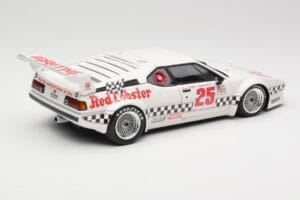 BMW M1 #25 Red Lobster D. Cowart / K. Miller LA Times GP Riverside 1981 Minichamps 1:18 180812925 Metāls — attēls 3 no 8