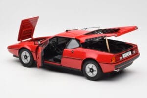 BMW M1 Sarkans Norev 1:18 183220 Metāls — attēls 5 no 8