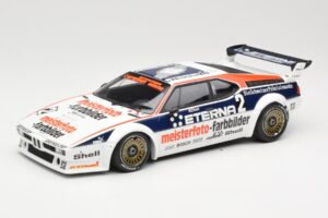 BMW M1 Schnitzer #2 H-J. Stuck Winner Deutsche Automobil Rennsport Trophy Zolder 1982 Minichamps 1:18 155822902 Metāls