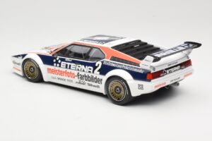 BMW M1 Schnitzer #2 H-J. Stuck Winner Deutsche Automobil Rennsport Trophy Zolder 1982 Minichamps 1:18 155822902 Metāls — attēls 5 no 6