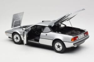 BMW M1 Sudraba Metaliks Norev 1:18 183226 Metāls — attēls 5 no 8