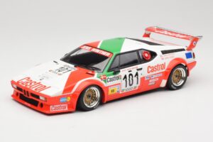 BMW M1 Winther Racing K. Winther / D. Mercer 24 Hours of Le Mans 1984 Minichamps 1:18 155842901 Metāls