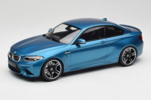 BMW M2 F87 Blue Metallic Minichamps 1:18 155026101 Metāls