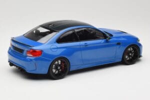 BMW M2 CS F87 Zils Metaliks Ar Melniem Diskiem Minichamps 1:18 155021022 Metāls — attēls 2 no 6