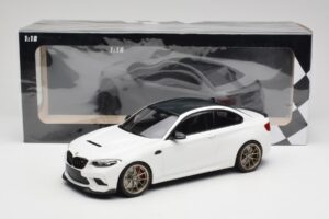 BMW M2 F87 CS Alpine White Zelta Diski Minichamps 1:18 155021020 Metāls — attēls 6 no 6