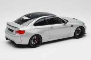 BMW M2 F87 CS Hockenheim Silver Melni Diski Minichamps 1:18 155021024 Metāls — attēls 2 no 6