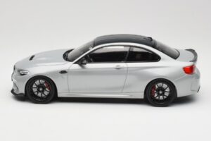 BMW M2 F87 CS Hockenheim Silver Melni Diski Minichamps 1:18 155021024 Metāls — attēls 3 no 6