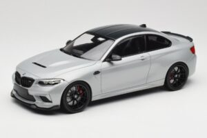 BMW M2 F87 CS Hockenheim Silver Melni Diski Minichamps 1:18 155021024 Metāls