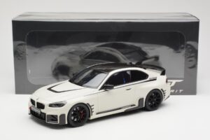 BMW M2 G87 M Performance Balts GT Spirit 1:18 GT476 Sveķi — attēls 6 no 6