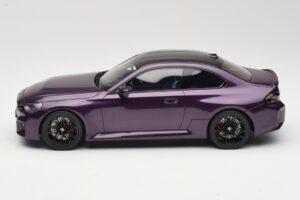 BMW M2 G87 Twilight Purple GT Spirit 1:18 GT946 Sveķi — attēls 3 no 6
