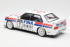BMW M3 E30 #7 Fina J. Cecotto DTM 1992 AUTOart 1:18 89246 Metāls — attēls 6 no 7
