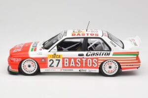 BMW M3 E30 #27 Bigazzi Team S. Soper / A. Hahne 4th Place 24 Hours of Spa 1990 Minichamps 1:18 155902027 Metāls — attēls 3 no 6