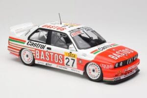 BMW M3 E30 #27 Bigazzi Team S. Soper / A. Hahne 4th Place 24 Hours of Spa 1990 Minichamps 1:18 155902027 Metāls — attēls 4 no 6
